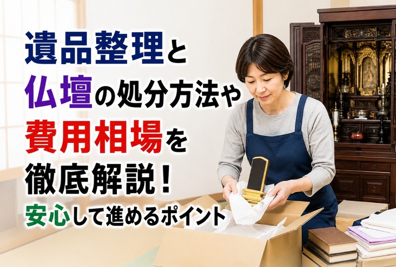 画像848：遺品整理と仏壇の処分方法や費用相場を徹底解説！安心して進めるポイント